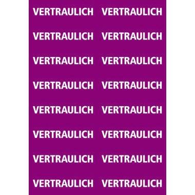 HERMA Hinweisetikett 15037 12,5x40mm Vertraulich 320 St./Pack.