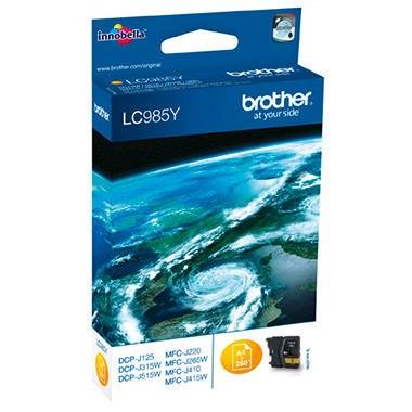 Brother Tintenpatrone LC985Y 260Seiten gelb