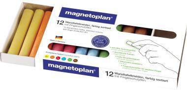 magnetoplan Tafelkreide 12306 farbig sortiert 12 St./Pack.