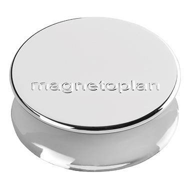 magnetoplan Magnet Ergo Large 1665032 34mm silber 10 St./Pack.
