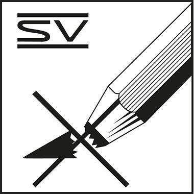 Faber-Castell Bleistift 1117 111700 sechskantform HB braun 12 Stück