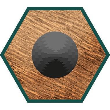 Faber-Castell Bleistift CASTELL 9000 119007 7B dunkelgrün