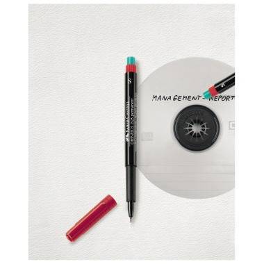 Faber-Castell CD DVD-Marker MULTIMARK 152363 0,4mm grün