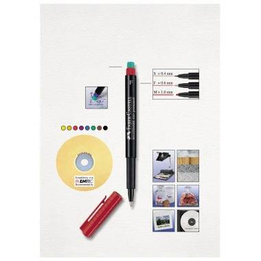Faber Castell CD DVD-Marker MULTIMARK 152351 0,4mm blau