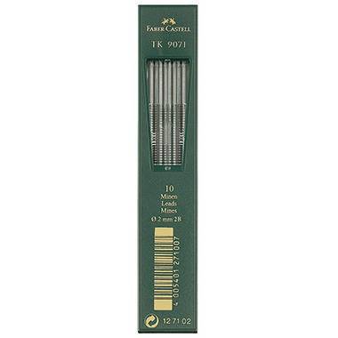 Faber-Castell Fallmine TK 9071 127102 2mm 2B 10 St./Pack.