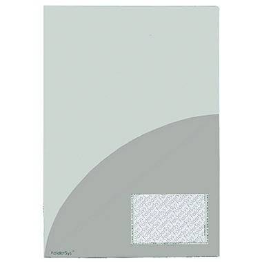 FolderSys Broschürenmappe 10009-04 DIN A4 PP Klarsichttasche tr