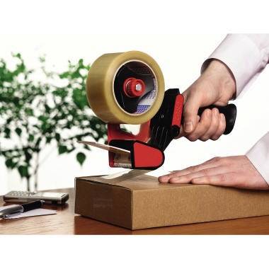 tesa Packbandabroller tesapack 56403-00000 schwarz/silber