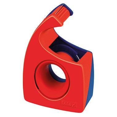 tesa Handabroller Easy Cut 57443-00001 19mmx10m rot/blau