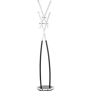 ALCO Garderobenständer 2876-10 182cm Metall schwarz/weiß