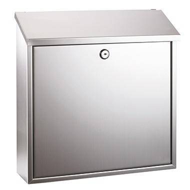 ALCO Briefkästen edelstahl Abdeck ung oben 36x36x10cm ROSTFREI