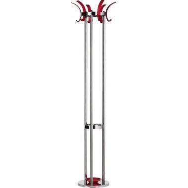 ALCO Garderobenständer 2872-12 174cm Metall verchromt Haken rt