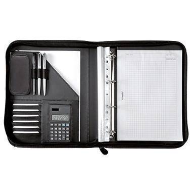 Alassio Schreibmappe RICCIONE 30040 28,5x35,7x4,5cm Lederimitat schwarz