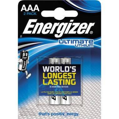 Energizer Batterie Ultimate Lithium 639170 AAA Micro L92 2 St./Pack.