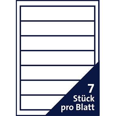 Soennecken Ordneretikett 66308 schmal/kurz sk weiß 700 St./Pack.