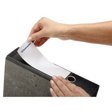 Soennecken Ordneretikett 66308 schmal/kurz sk weiß 700 St./Pack.