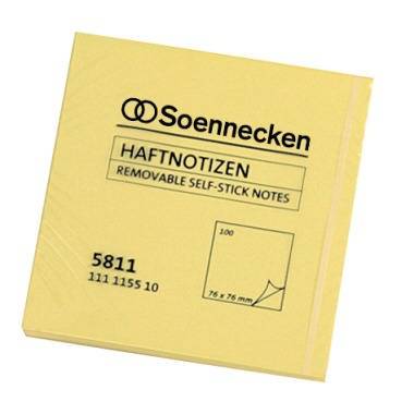 Soennecken Haftnotiz 5811 76x76mm 100Blatt gelb