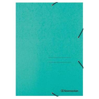 Soennecken Eckspanner 1474 DIN A4 3Klappen und Gummizug grün