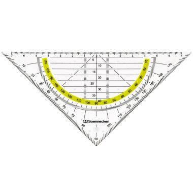 Soennecken Geometriedreieck 1823 Kunststoff rauchgrau