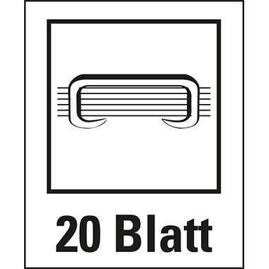 Soennecken Heftgerät 3158 bis 20Blatt Metall 24/6 26/6 grau