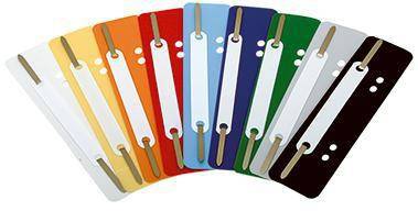 Soennecken Heftstreifen 3169 kurz Kunststoffdeckl. ws 25 St./Pack.