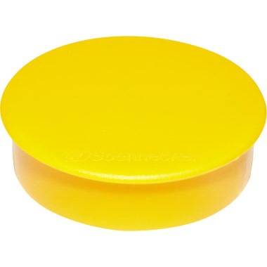 Soennecken Magnet 4804 rund 32mm gelb 10 St./Pack.
