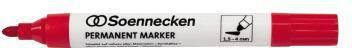 Soennecken Permanentmarker 3104 4mm Rundspitze rot