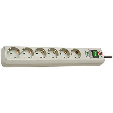 brennenstuhl Steckdosenleiste Eco-Line 1159750015 6fach grau