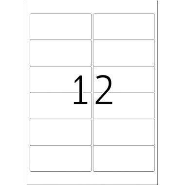 HERMA Signaletikett 8029 99,1x42,3mm gelb 300 St./Pack.