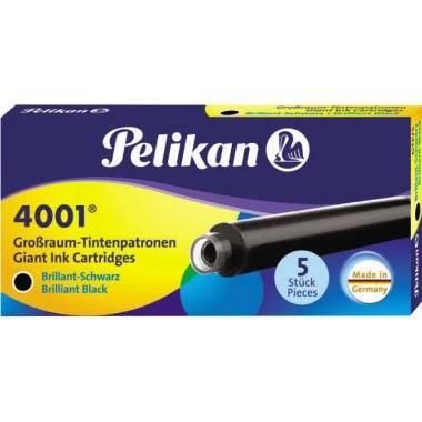 Pelikan Tintenpatrone 4001 GTP/5 310615 brillantschwarz 5 St./Pack.