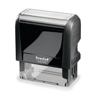 trodat Textstempel PRINTY 4.0 44086 58x22mm 6zeilig Kissen schwarz