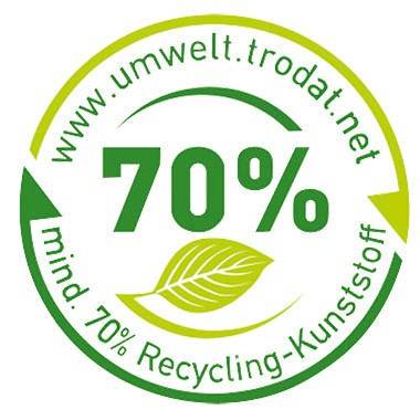 trodat Datumstempel Printy Dater 70381 20x3,8mm grau/schwarz