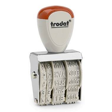 trodat Datumstempel Classic 54223 5x32mm silber