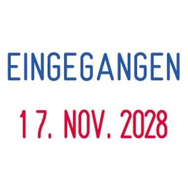 trodat Datumstempel Printy-Dater 76648 23x12mm EINGEGANGEN sw