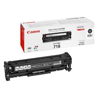 Canon Toner 718BK 2662B002 3.400Seiten schwarz