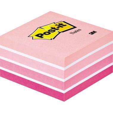 Post-it Haftnotizwürfel 2028P 76x45x76mm 450Blatt pastellpink