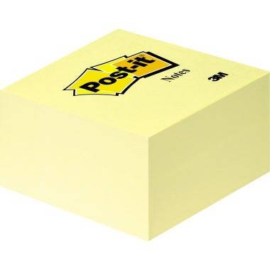 Post-it Haftnotizwürfel 636B 76x45x76mm 450Blatt gelb