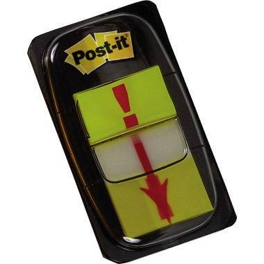 Post-it Haftstreifen Index Symbol 680-33 Ausrufezeichen gelb 50Blatt