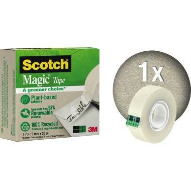 Scotch Klebefilm Magic A greener choice 90091930 matt transparent