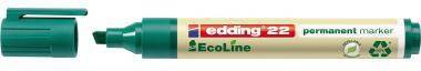 edding Permanentmarker 22 EcoLine 4-22004 1-5mm Keilspitze grün