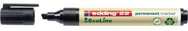 edding Permanentmarker 22 EcoLine 4-22001 1-5mm Keilspitze schwarz