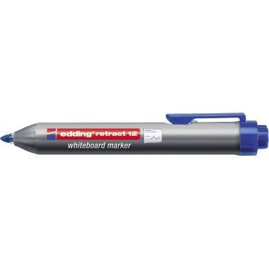 edding Boardmarker retract 12 4-12003 1,5-3mm Rundspitze blau