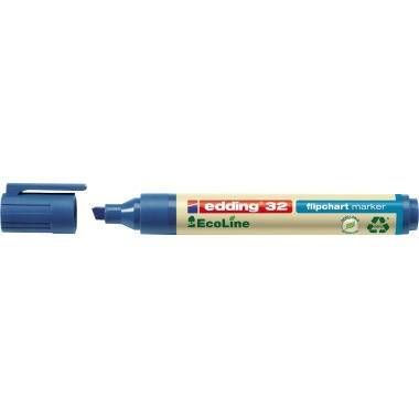edding Flipchartmarker 32 EcoLine 4-32003 1-5mm Keilspitze blau