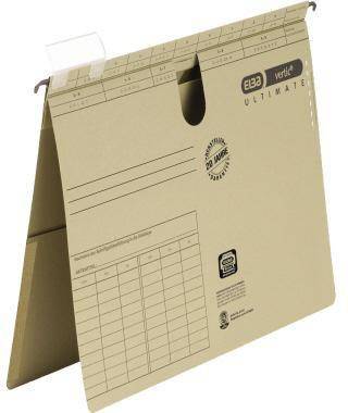 ELBA Hängehefter vertic ULTIMATE 100552061 DIN A4 kfm. Heftung braun 50 Stück