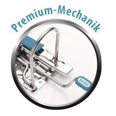 ELBA Ordner Rado Lux brillant 100022610 schmal schwarz