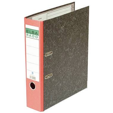 ELBA Ordner rado klassik 100555313 DIN A4 80mm Spezialpapier rot