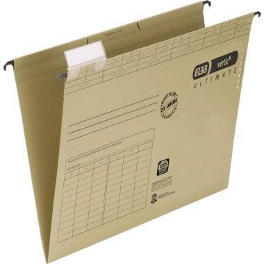 ELBA Hängemappe vertic ULTIMATE 100331249 DIN A4 Karton naturbraun 25 Stück