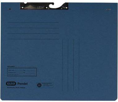 ELBA Pendelhefter 100560099 DIN A4 kfm. Heftung 230g Karton blau