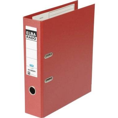 ELBA Ordner ELBAradoplast 100022630 DIN A4 80mm PVC rot