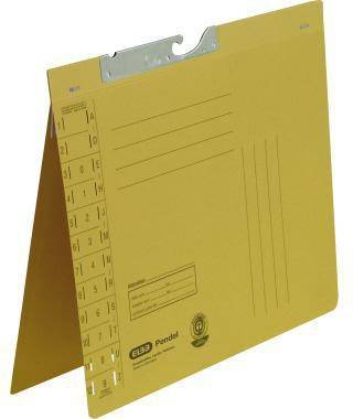 ELBA Pendelhefter 100560088 DIN A4 Amtsheftung 320g Karton gelb