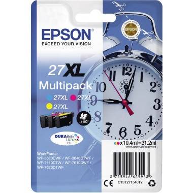 Epson Tintenpatrone C13T27154012 27XL c/m/y 3 St./Pack.